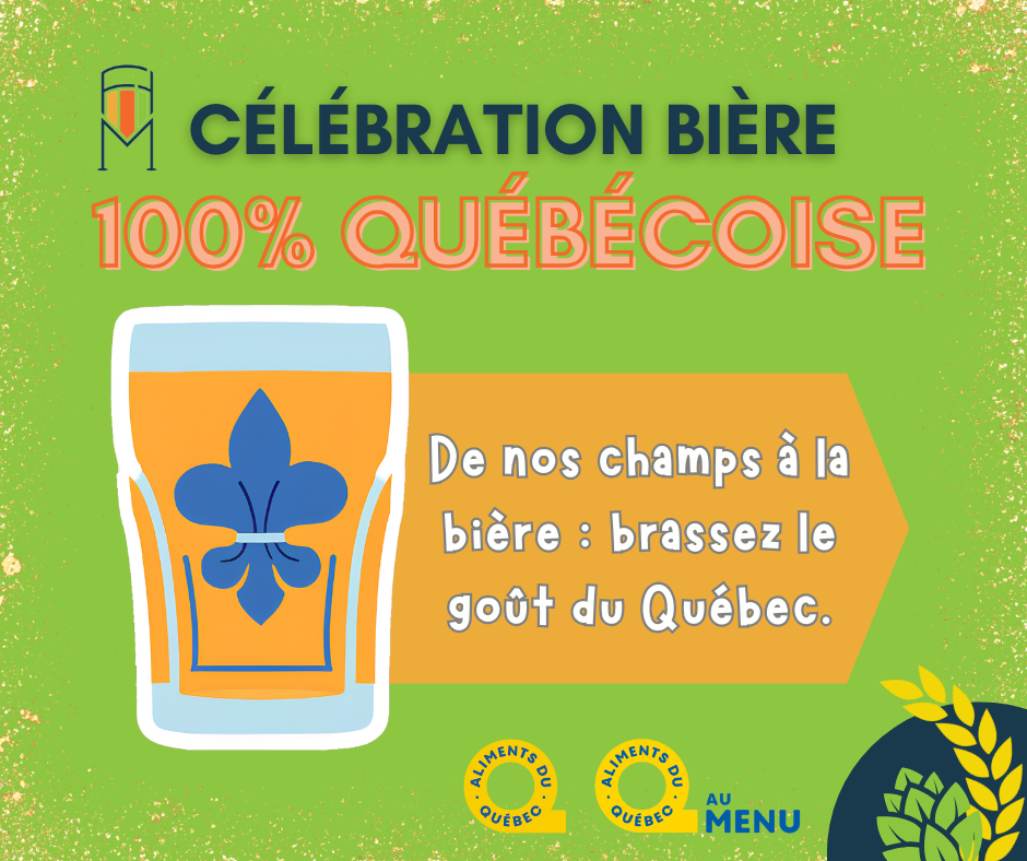 Célébration bière 100% québécoise Célébration bière 100% québécoise