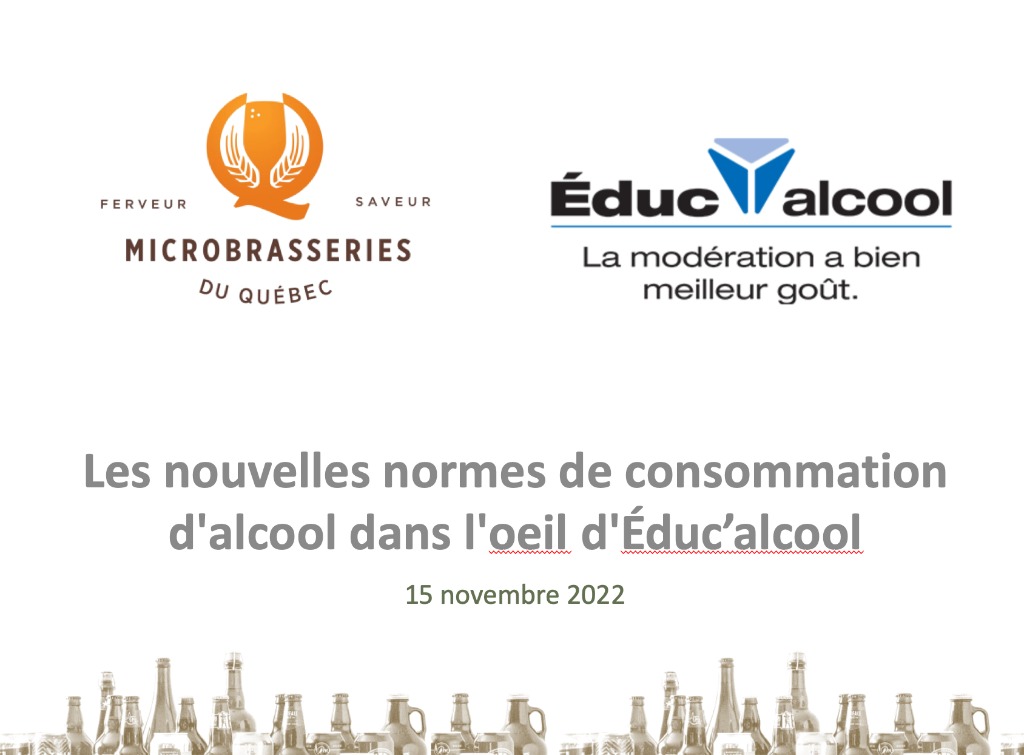 Les nouvelles normes de consommation d’alcool dans l’oeil d’Éduc’alcool