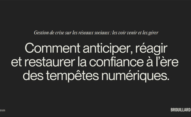 Gestion de crise sur les réseaux sociaux : les voir venir et les gérer