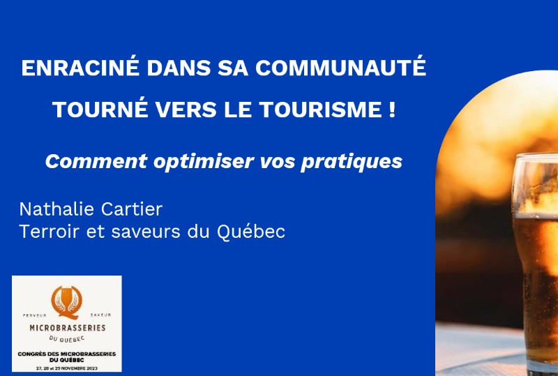 Enraciné dans la communauté, tourné vers le tourisme. Comment optimiser vos pratiques