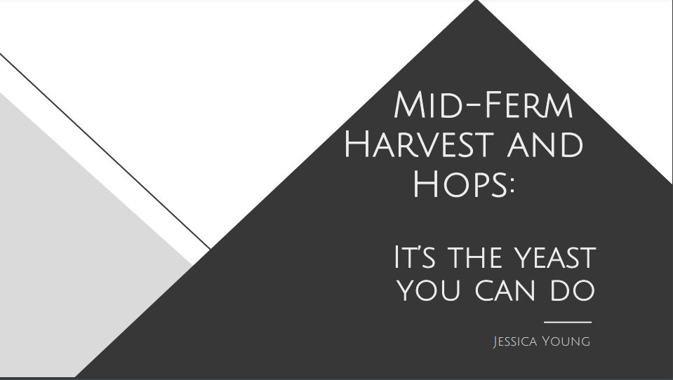 Mid-Ferm Harvest and Hops: It’s the yeast you can do