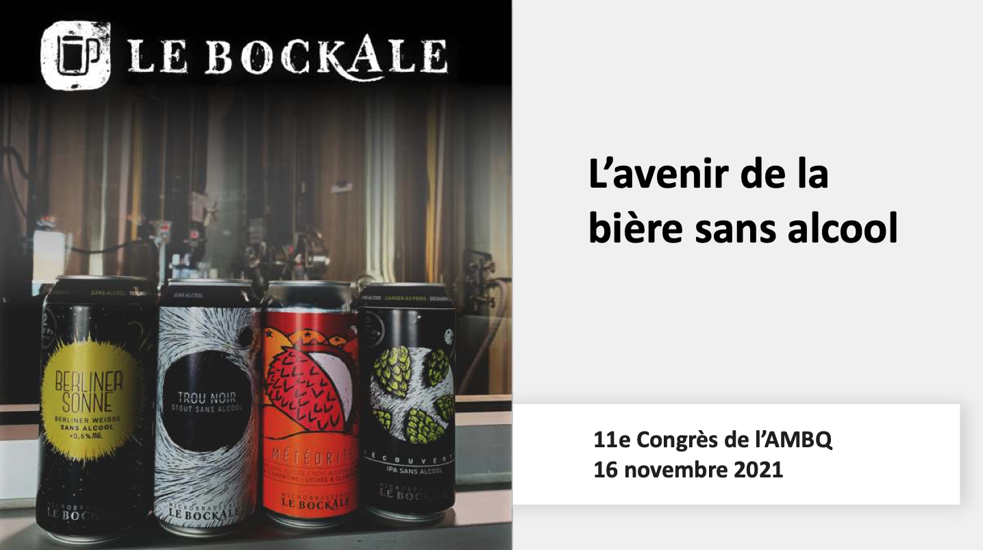 L'AVENIR DE LA BIÈRE SANS ALCOOL