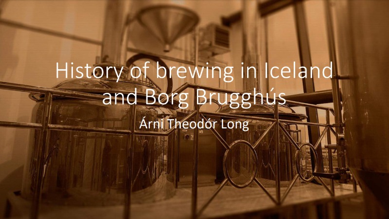 History of brewing in Iceland and Borg Brugghús