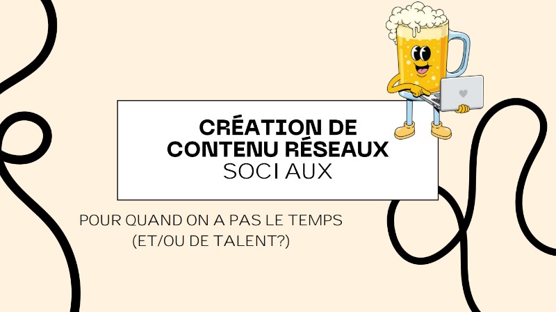 Création de contenu simplifiée pour brasseurs occupés