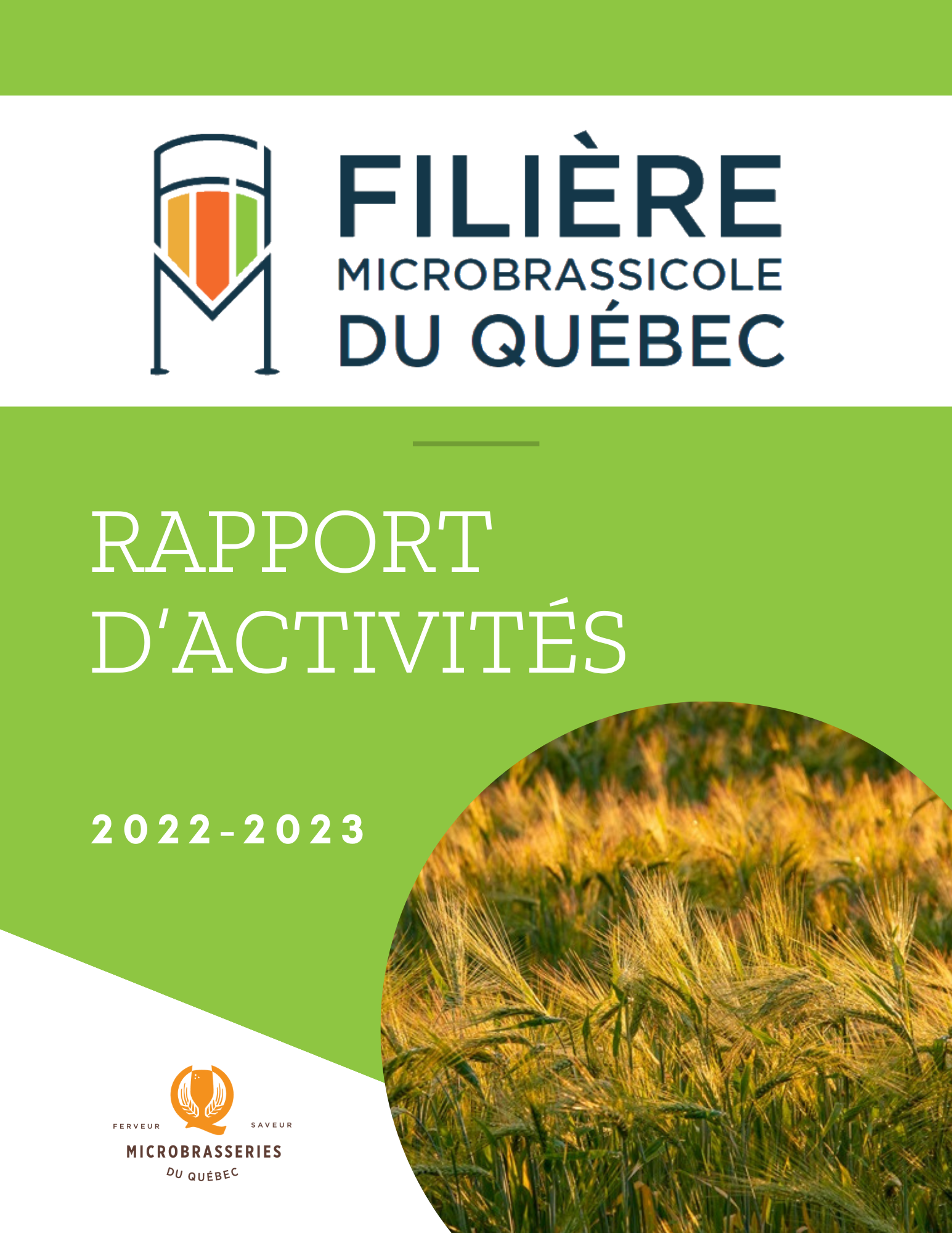 Rapport d'activités de la Filière 2023